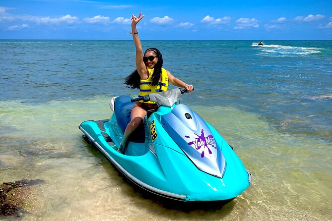 Montego Bay Jet Ski and Parasailing Combo or Single with Pickup - Parasailing above the Jamaican coast