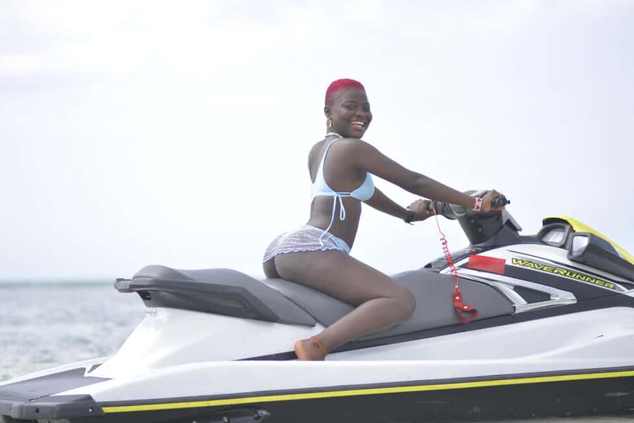 Montego Bay: Jet Ski & Beach with Private Transport - Learning the controls before heading along the coast