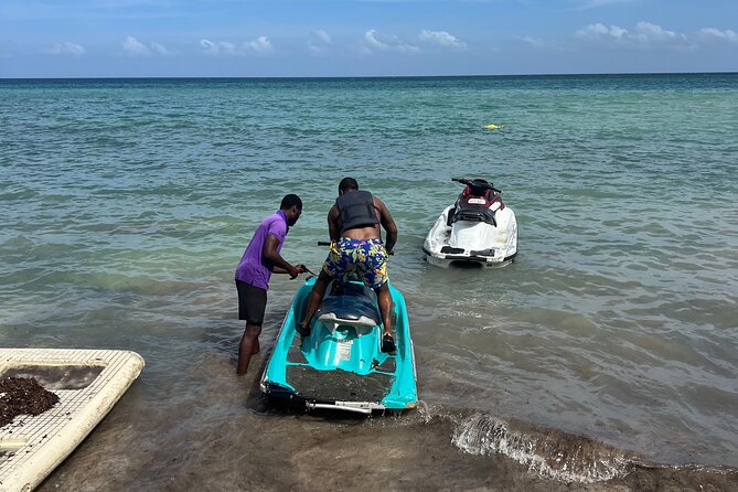 Montego Bay Jetski and Bamboo River Rafting Private Tour - Timing, booking, and cancellation