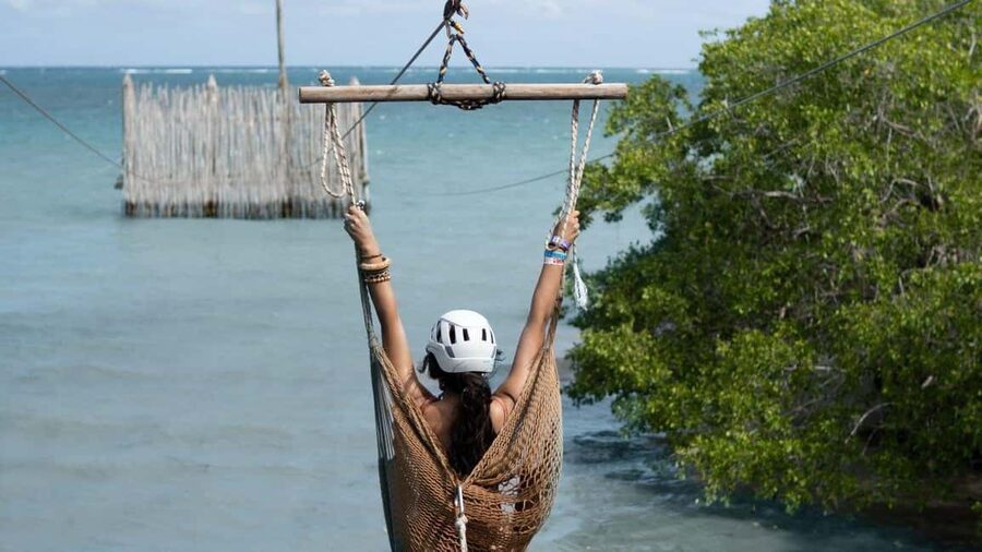 Montego Bay/Negril/Lucea: All-Access Adventure Pass - Zipline and Hammock Splash add a quick jolt