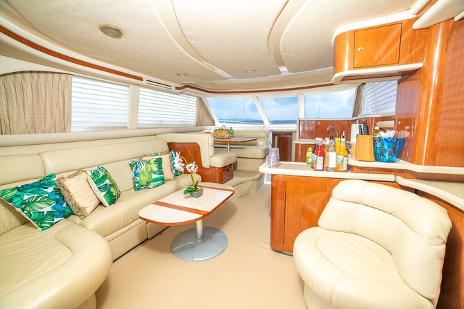 Montego Bay Private Yacht Tour with Open Bar and Lunch - Lunch near the Hip Strip