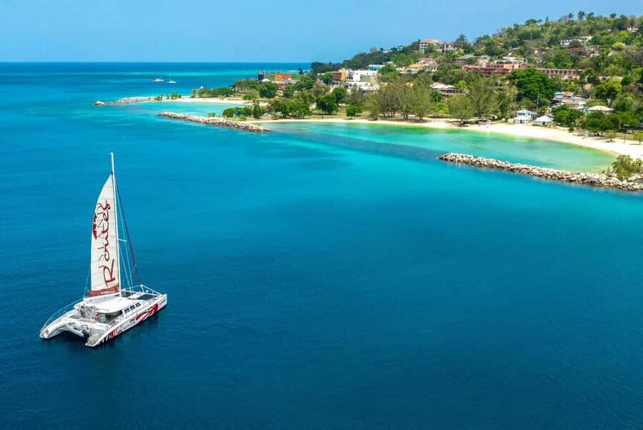 Montego Bay: Reggae Catamaran 18+ Cruise with Open Bar - Snorkeling off Montego Bay