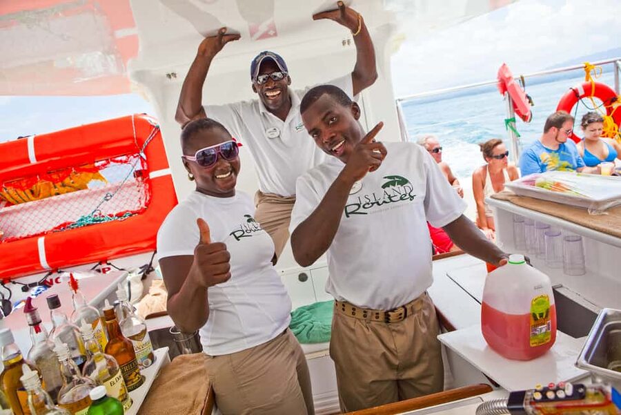 Montego Bay: Reggae Catamaran 18+ Cruise with Open Bar - Appetizers and unlimited drinks