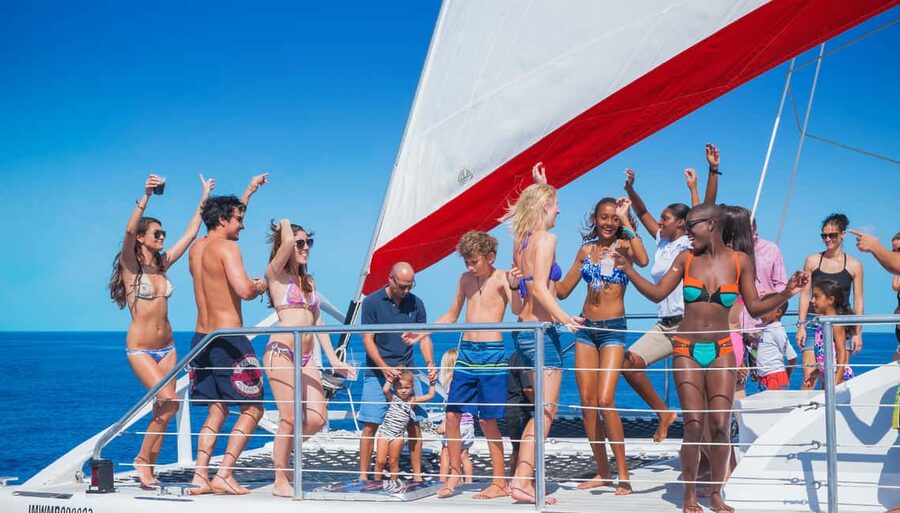 Montego Bay: Reggae Family Catamaran Cruise with Snorkeling - Hotel pickup keeps the morning simple