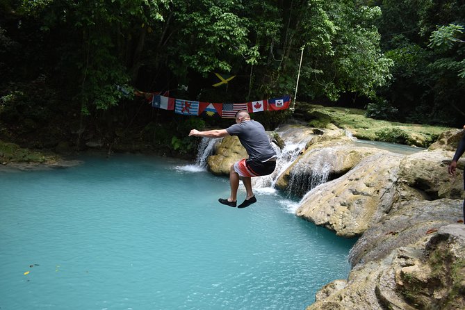 Montego Bay Shore Excursion: Blue Hole & Secret Falls Tour plus Shopping - Columbus Park adds a brief historical pause
