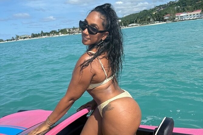Montego Bay Water Car Adventure from Montego Bay Area - Taking the wheel off Montego Bay