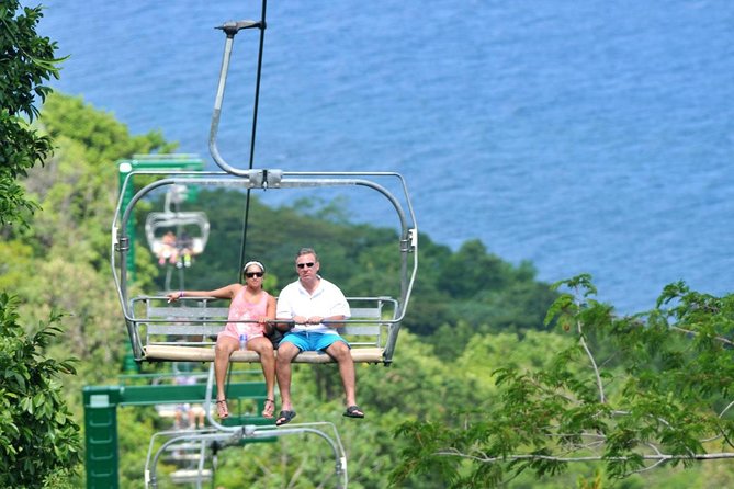 Mystic Mountain Canopy Experience From Montego Bay - Riding above the trees on Sky Explorer