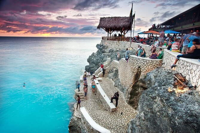 Negril 4 in 1 Day Trip from Montego Bay - Rick’s Cafe closes the day with a famous sunset