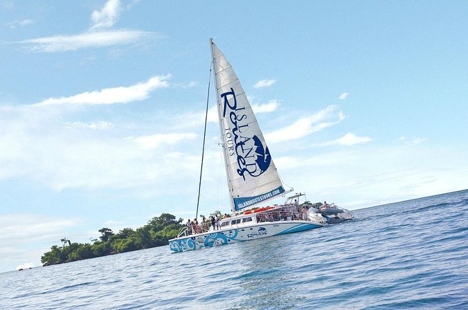 Negril Highlights Catamaran Cruise With Stop At Margaritaville - Taking on the Survivor scavenger hunt