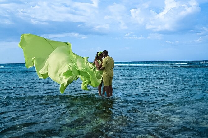OceanShootJamaica Flying Dress, Montego Bay - About 30 minutes of posing and photos