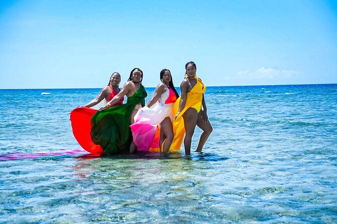 OceanShootJamaica Flying Dress, Montego Bay - What you receive after the shoot