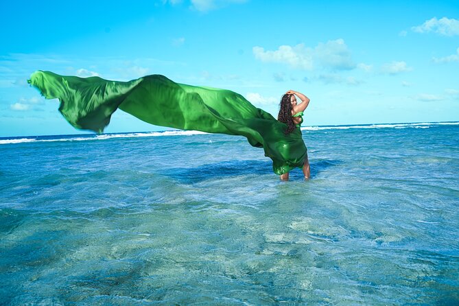 OceanShootJamaica Flying Dress, Montego Bay - Private pickup and the short boat ride