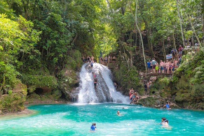 Ocho Rios: Amazing Blue Hole and Chill at Reggae Hill - Blue Hole: limestone pools, waterfalls, and optional jumps