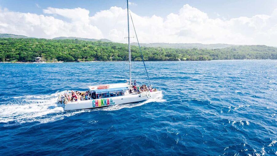 Ocho Rios: Catamaran Sail & Snorkel + Dunn's River Climb - A Sea-and-Falls Day in Ocho Rios