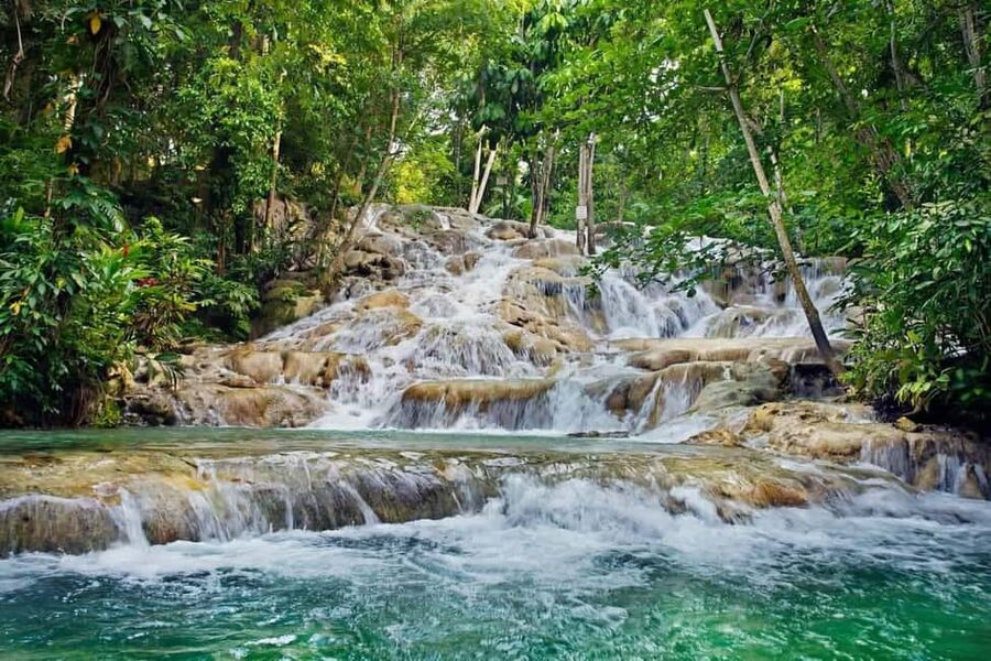 Ocho Rios: Dunn's River Falls and Blue Hole Combo Tour - The Blue Hole brings rope swings and caves