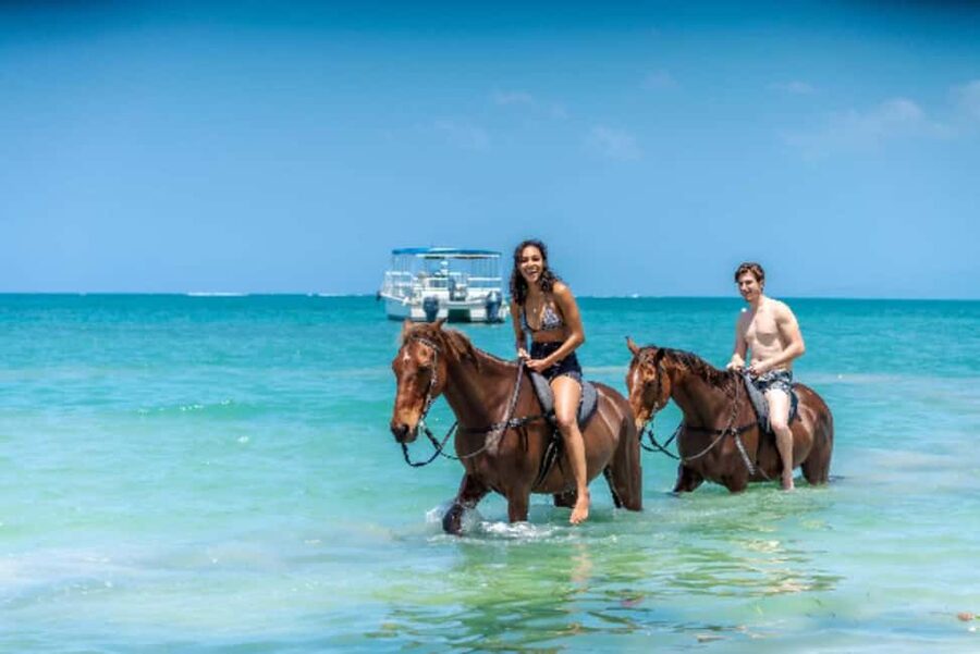 Ocho Rios: Horseback Riding in the Ocean and Bamboo Rafting - Horseback riding to the ocean