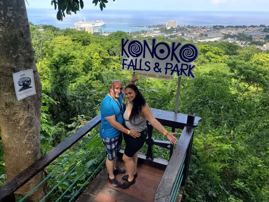 Ocho Rios: Konoko Falls, Fern Gully, and Shopping Tour - Taj Mahal Shopping Center is a focused souvenir stop