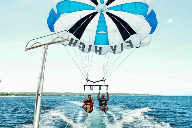 Parasailing, Sea Tubing & Jet Ski from Montego Bay- Private tour - Sea Tubing Behind the Speedboat