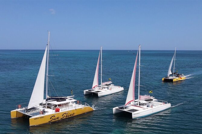 PARTY Catamaran Cruise with Snorkeling Rick's Cafe ADULTS ONLY - Getting from your hotel to the catamaran
