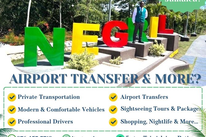 Private Airport Transfer Montego Bay Airport to Negril (One-Way) - The 90-minute road to Negril