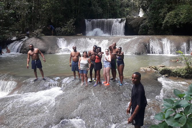 Private Appleton Estate Rum & YS Falls Tour from Montego Bay - YS Falls, with water and a little action