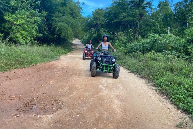 Private ATV Ride 7 Mile Beach & Rick’s Café Negril Tour - The ATV ride at Missile Adventure Park