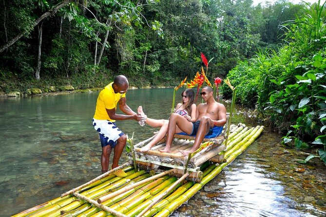 Private Bamboo Rafting along Great River with Pickup - Mountain views and stories from the captain