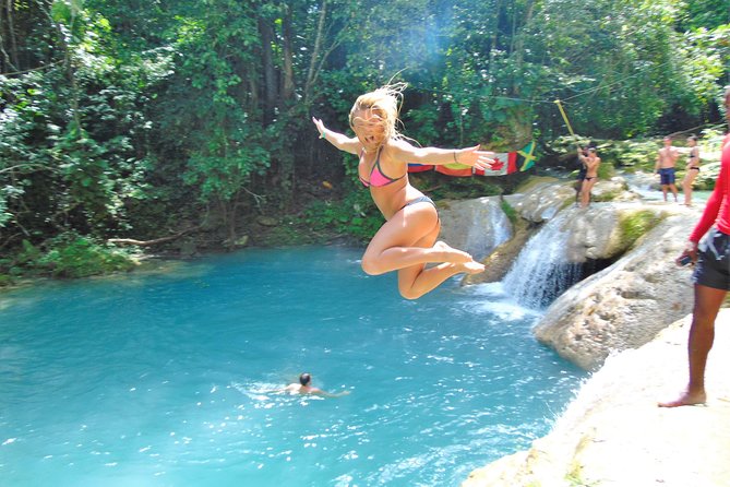 Private Blue Hole & Secret Falls Day Trip plus Shopping from Montego Bay Hotels - Discovery Bay and the north coast views