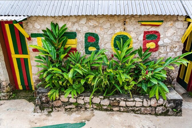 Private Bob Marley 9 mile & DunnsRiverFalls Tour from Montego Bay - At the Bob Marley Mausoleum in Nine Mile