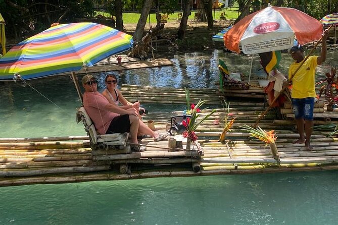 Private Dunn's River and Bamboo Rafting Combo from Ocho Rios - Dunn’s River Falls brings the action first