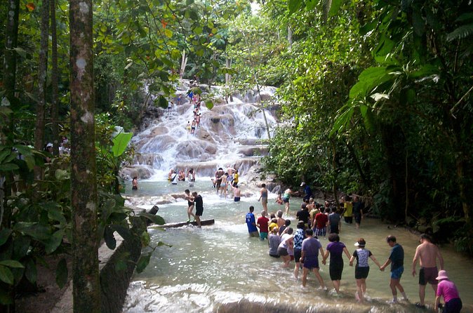Private Dunn's River Falls Adventure from Montego Bay - Climbing the falls for two hours
