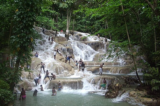 Private Dunns River Falls and Blue Hole from Montego Bay Tour - Dunn’s River Falls, where the day gets physical