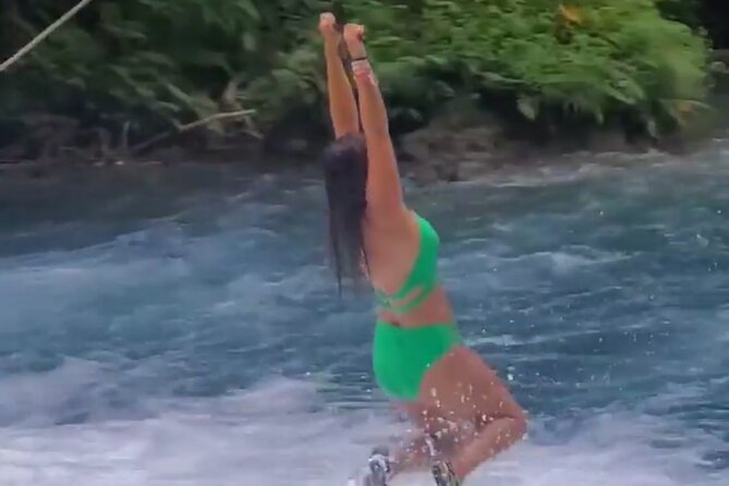 Private Dunns River Falls and Blue Hole from Montego Bay Tour - Blue Hole, with rope swings and clear water