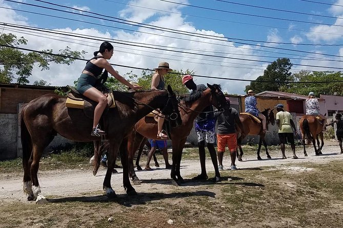 Private Horseback Riding from Ocho Rios with Guide - The beach and the mounted swim