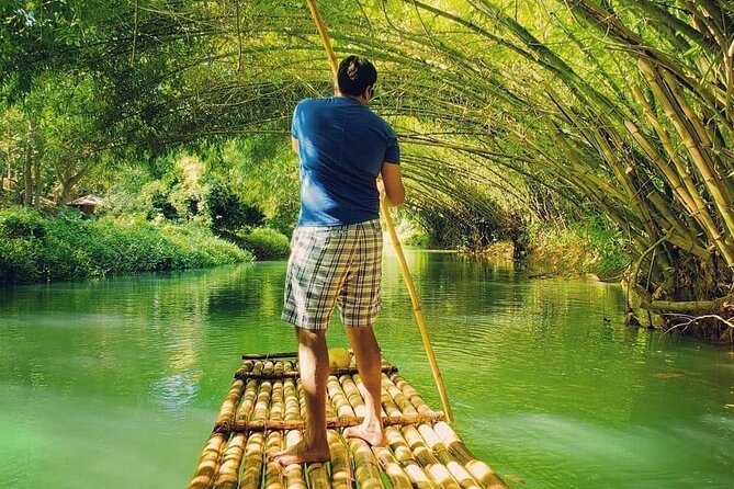 Private Martha Brae Bamboo Rafting Tour with Private Transfer - Miss Martha’s Herb Garden before the water
