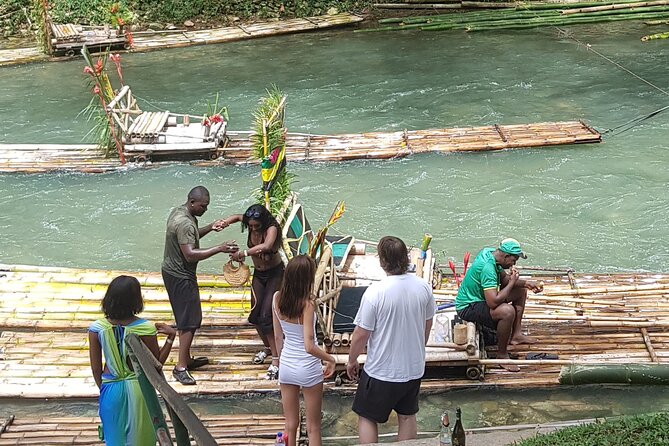 Private River Bamboo Raft with Limestone Foot Massage in Montego Bay - What happens on the bamboo raft