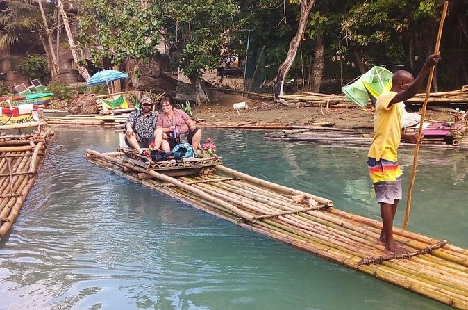 Private River Bamboo Rafting Activity in Ocho Rios Jamaica - The private beach photo stop