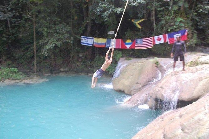 Private Tour From Runaway Bay to Ocho Rios, Blue Hole, Sightseeing and Shopping. - The Blue Hole river swim
