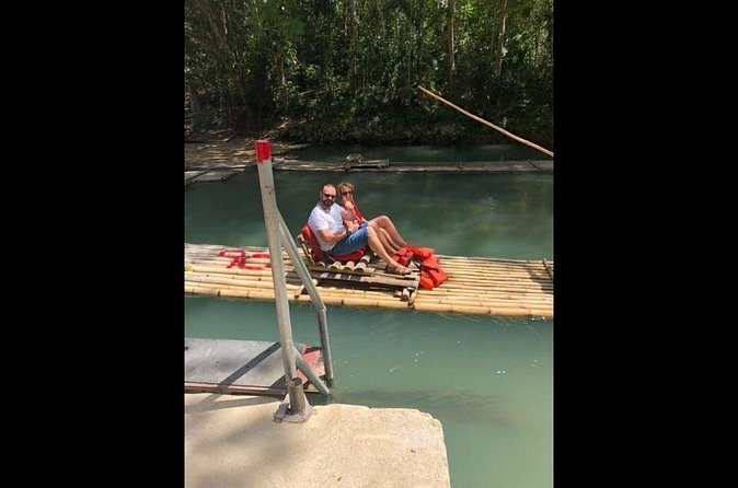 Private transportation from Montego Bay to Martha Brae River Rafting Tour - Sharing a bamboo raft for two