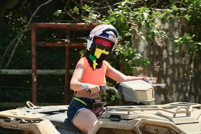 Private Transportation with ATV, Horseback Riding & More Tour - ATV riding on rocky country roads