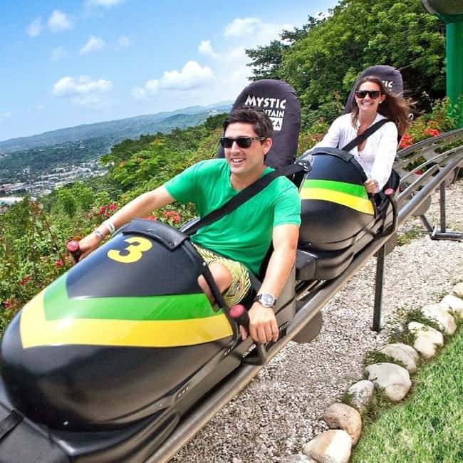 Rainforest Bobsled Mystic Mountain transportation - The ride from Montego Bay to Mystic Mountain