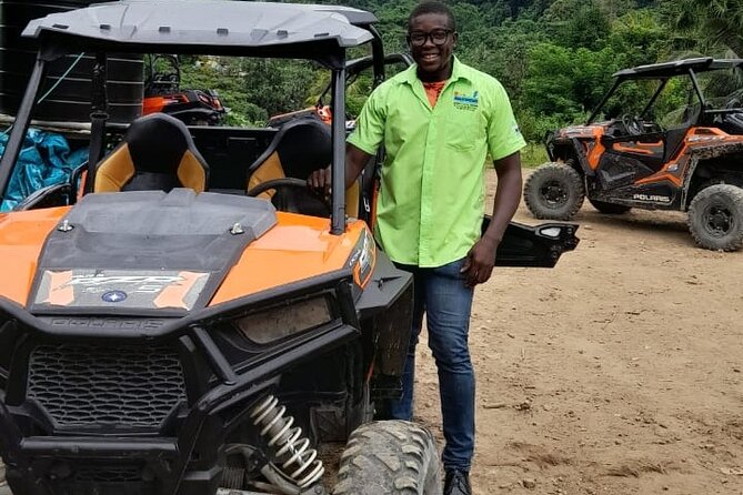 RastaSafari Experience from Montego Bay - Riding uphill through forest and farmland