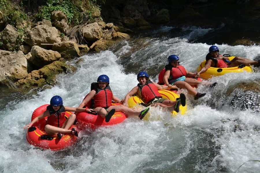 River Rapids Jungle River Tubing Adventure - From Hotel Pickup to the Irie Bridge