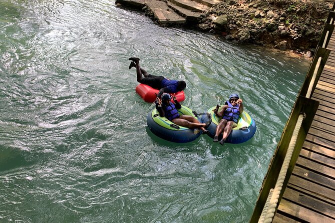 River rapids tubing rafting kayaking and beach Adventure - Transport and timing from Jamaica’s cruise areas