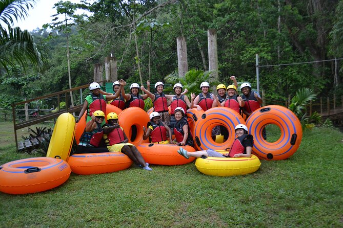 River Rapids Waterfalls Tubing and Beach Adventure with Transport - Passing under the old stone bridge
