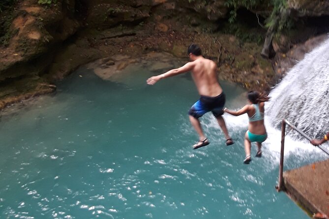 River Tubing and Blue Hole Private Tour from Ocho Rios - White River tubing slows the pace