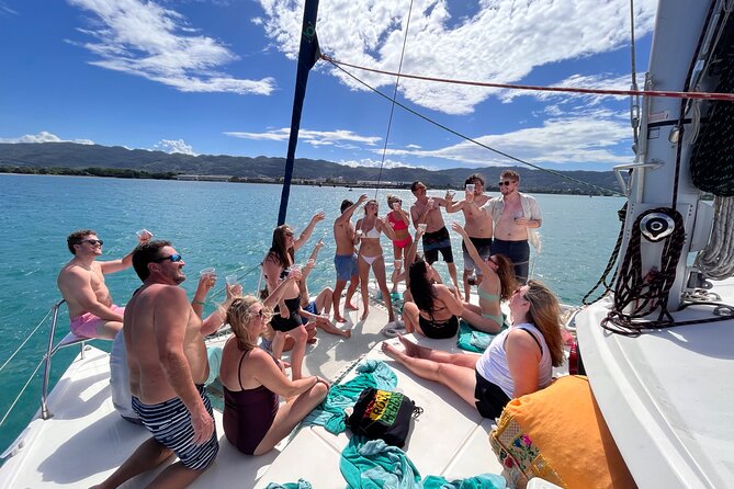 Sail Away in Montego Bay on a Private Catamaran - An Open Bar with Jamaican Snacks
