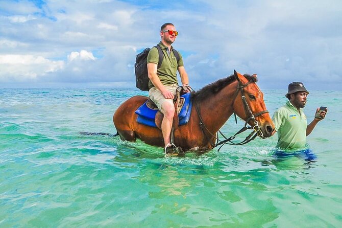 Shared Tour in Ocho Rios with Horseback Riding and Swimming - Meeting the horses and getting comfortable