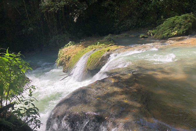 South Coast Jamaica YS Falls Tour - Arriving at the falls and taking the shuttle