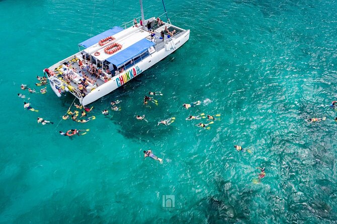 Sunset Catamaran cruise, Snorkeling and Rick's Cafe from Mobay - Snorkeling without chartering a boat